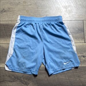 Nike Blue and White Athletic Shorts Lightweight Design